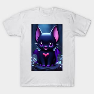 Cute Kawaii Vampire Bat T-Shirt